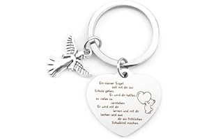 Valtrexo Gifts for First Day of School Gifts, Boy Enrolment Gift, Keyring Angel Gift, First Day of School, Gift for First Day of School, Gift for Starting School Gifts