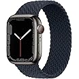 Dado Braided Solo Loop Nylon Strap for Apple Watch, Elastic Bracelet for Series Ultra 2 | 9 | 8 Ultra | 8 | 7 | 6 | 5 | 4 | 3 | SE with metal connectors