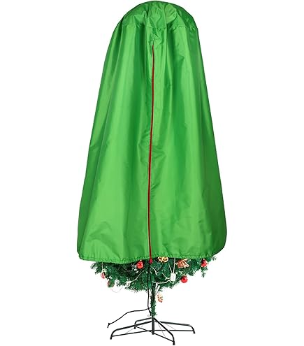 Borsa Per Albero Di Natale - Tessuto Oxford Impermeabile, Multicolore, Con Manici, 76x152cm - Foto 2