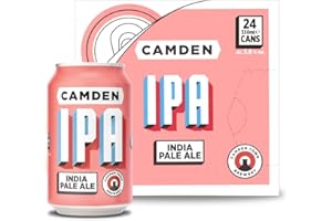 CAMDEN Town Brewery OFF MENU IPA 5.8% ABV – Indian Pale Ale, Light, Hoppy, Crisp Taste - 24 x 330ml Cans