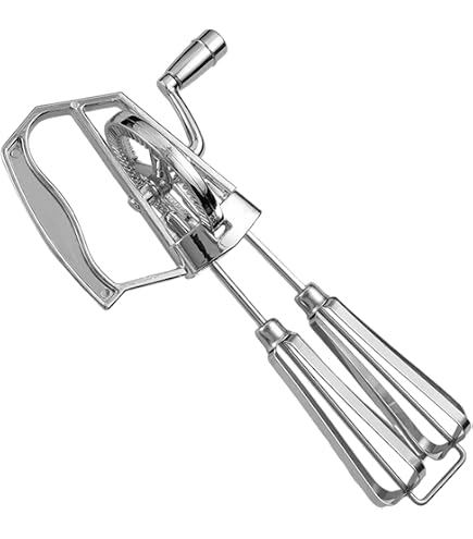 Halbautomatischer Schneebesen – 24 Cm, Edelstahl, Manuell, Ohne Strom