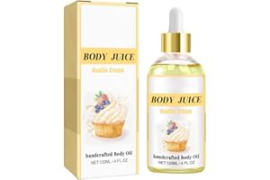 THRIVINGAURA Body Juice Oil Vanilla Cream,Moisturising Massage Oil,Handcrafted Body Oil,Body Juice Oil, Body Oil for Women 120ml