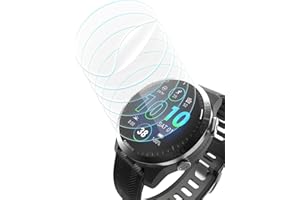 Yaekea 6 Pack Screen Protector for Garmin Forerunner 965 47mm Smartwatch, Self-Healing Flexible TPU Film, Anti-Scratch HD Clear Soft Screen Protective Film