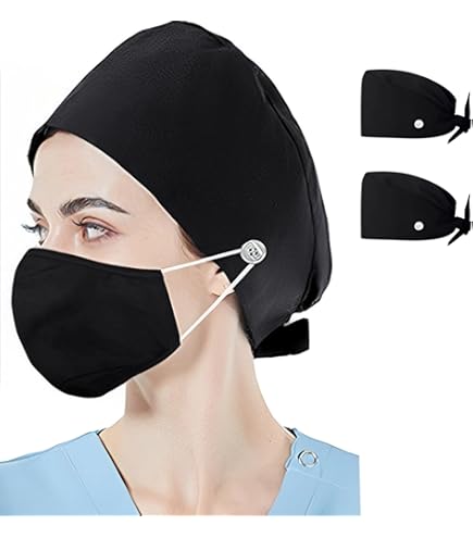 Unisex Nurse Scrub Cap: Nursing Insignia, Adjustable Fit - View #8