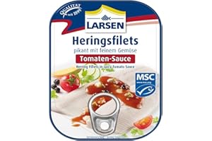 Larsen MSC Heringsfilets Tomaten-Sauce, 110 g