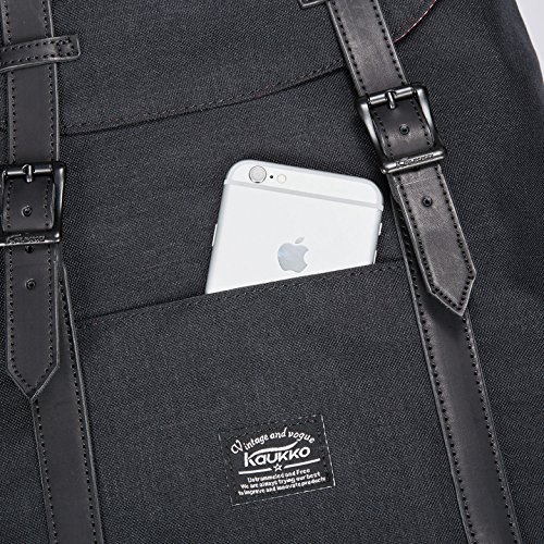 Lässiger Daypacks, KAUKKO 16 Zoll Laptop Outdoor Rucksäcke für 14″ Notebook Schüler Backpacks Schultaschen für Wandern/ Reisen/ Camping - 7