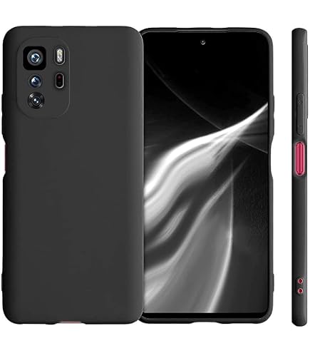 SEEKO Cover Per Xiaomi Poco X4 Pro 5G Con Protezione Fotocamera Scorrevole - Custodia Militare Antiurto Con Anello 360° E Supporto - Nero
