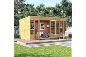 BillyOh Bella Tongue and Groove Pent Summerhouse (14x8 Spray Treated)