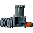 SATYWALI Single Water Inlet/feed Valve Grey compatible for SAMSUNG Top Load Washing Machine 2 Pin 220/230V