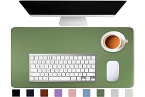 Busnos Verde Alfombrilla Escritorio Xxl Alfombrilla Para Desk Mat Escritorio 120x43 Cm Pu Antideslizante Alfombrilla Raton Grande Tapete Mesa Bonito Decoración De Escritorio Material Oficina