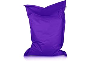 ‎BUBIBAG BuBiBag XXL Sitzsack, Outdoor Sitzsäcke für Kinder und Erwachsene, Bodenkissen Beanbag Fatboy wetterfest (Lila 170x145cm)
