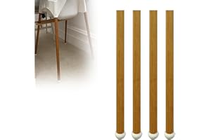 HANQ Decorative Highchair Leg Wraps, 4 Pcs Bamboo Style Adhesive Strips, Chair Accessories Compatible With IKEA Antilop (Oak Pattern)