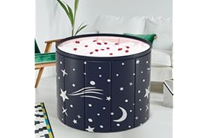 KELIXU Portable Bathtub Foldable Bathing Tub for Adult, Hot & Ice Folding Bath Tub without Installation, Freestanding Soaking Tub Keep Temperature for Home/Shower Stall/SPA, Φ 80cm x 65cm H, Dark Blue