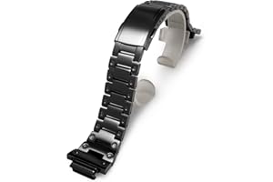 Korlexchi Metalowy Pasek do Zegarka dla Mężczyzn Kompatybilny z Casio GM-2100, Bransoleta do Zegarka Kompatybilny z G-shock GM2100B-3A, Stali Nierdzewnej 316