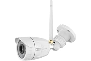 wansview Outdoor Security Camera, 1080P WiFi Home Surveillance Waterproof Camera with Night Vision, APP Notification, Remote Access, Works with Alexa-W4