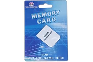 WICAREYO White 64M Memory Card for Wii NGC Gamecube Console