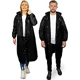 REDSTAR 2 Pack of Rain Ponchos - Long Rain Poncho Waterproof Adult Raincoats with Hood - Reusable Rain Coats for Women or Rai