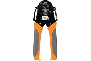 IWISS iCrimp Closed Barrel Crimper for Deutsch Solid Contacts Size 12 (AWG 12), 4-Way Indent, 8-Impression Crimping Tool, Compatible with Deutsch Connectors