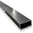 Mild Steel Box Section Square/Rectangular Hollow Section Pipes | 25mm 40mm 50mm x 2.5mm Wall Thickness (50 x 25mm, 30cm)