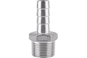 Złącze węża do gwintowania męskiego BSP złączka do węży ze stali nierdzewnej SS304 (3/4 "x15mm)