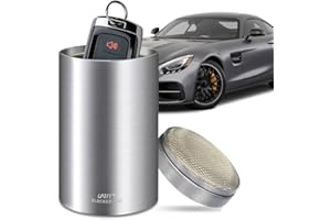 LATIT Car Key Signal Blocker Box,Faraday Box for Car Keys RFID Key Box Portable Car Key Tin, Keyless Cars Security Anti Theft Storage Tin