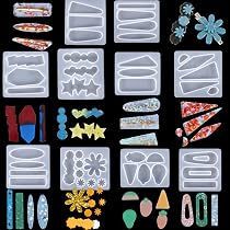 Moules En Silicone Pour Barrettes à Cheveux DIY – Lot De 2 Moules Résine, Création Bijoux Et Accessoires