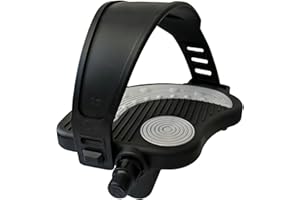 COZYROOMY Exercise Bike Pedals with Straps for Exercise Bike/Dynamometer, Spinning Bike, Indoor Bike Pedals. 6 Months Warranty