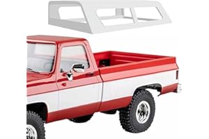RCRABBIT Canopy Topper for FMS FCX18 K10 / Eazyrc Glacier RC Crawler Truck Upgrade Parts（No Vehicles Included）- White