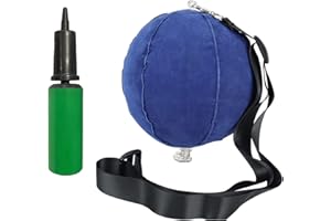 FUNMOVE Golf Swing Trainer Ayuda con inflador Bomba de práctica Bolas de Golf Pelota de Impacto Ajustable Inteligente Asistencia Pelota de Enseñanza Corrección de Postura Entrenamiento Brazo Inteligente