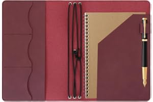 Générique A5 Journal Cover Retro PU läderfodral för anteckningsbok