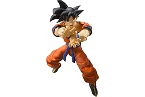 TAMASHII NATIONS S.H. Figuarts Dragon Ball Son Goku - Saiyan in Earth - Approximately 140mm ABS & PVC Painted Action Figure