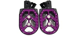 WOODNIU RACEIN Foot Pegs for Surron Light Bee X/S Segway X160/X260 and E-ride Pro SS/CRF190L/CRF150F CRF230F 2003-19,Anti-slip Motorcycle Passenger Alloy Foot Rest Pedals,Modified Sur Ron Part Accessories