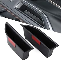 Autophoton Lot De 2 Boîtes Rangement Portes Peugeot 3008 5008 2017+ - Organisation Intérieure Voiture Noir