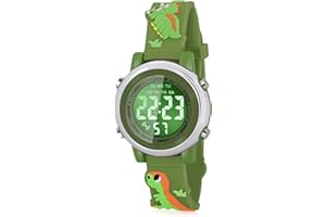 SUPZOE Dinosaur Kids Watch - Waterproof Watch for Boys & Girls Ages 3-9 - Toys for Kids 4-7 - Birthday & Stocking Stuffers