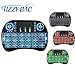 Produktbild TIZZY BAC Mini 2.4Ghz 3 Farben Von hinten beleuchtete Mini Wireless Tastatu Mini 2.4Ghz Von hinten beleuchtete Wireless Touchpad-Tastatur mit Maus für PC, Auflage, Xbox 360, PS3, Google Android-TV-Box, Htpc, Iptv
