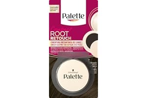 Schwarzkopf Palette ROOT RETOUCH | Couverture parfaite des cheveux gris | Application précise | Format portable | Imperméable | Brune | Hypoallergénique | Pour toutes les couleurs de cheveux