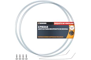 Kenekos - 2x Junta de bomba para lavavajillas Bosch Siemens 12005744 Neff Constructa,182mm, alternativa a 2005317, error E15 junta de bomba lavavajillas