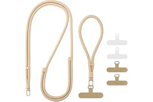 tookala Handykette Universal Lang & Kurz Handgelenkschlaufe, mit 4 Stück Universelles Patch, Handyband mit Alle Hülle kombinierbar, Einstellbar und Abnehmbar