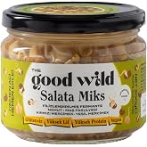 The Good Wild Filizlendirilmiş Fermante Salata Miks - Yemeye Hazır Glutensiz &Uuml;r&uuml;n, Vegan, Y&uuml;ksek Lifli, 300 g