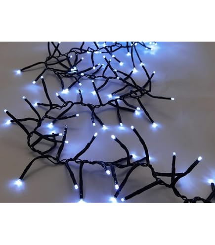 Guirlande Lumineuse LED 32 Mètres Lunartec - 320 LEDs, 4 Couleurs, Pour Intérieur & Extérieur