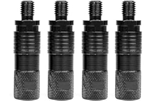 PORFEET Conector De Alarma De Pesca, 4Pcs / Set Alarma De Mordedura De Pesca Adaptador De Liberación Rápida Conector De Soporte De Varilla