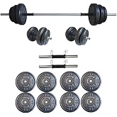 Moccastyle 25 Kg Dumbbell Set Weight Set 25 Kg Bodybuilding Tool (Plate Weight 20 Kg)