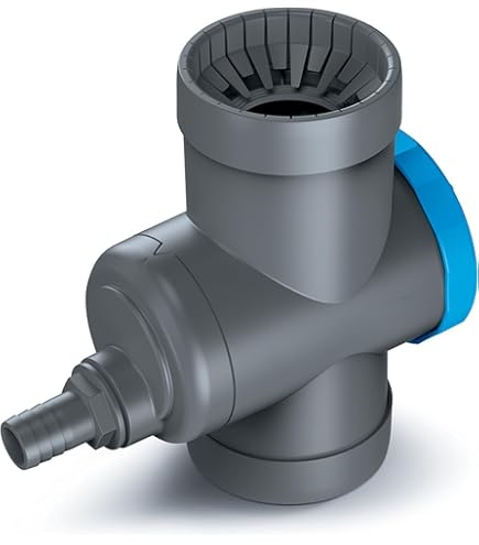 Regenwasserklappe Aus Kupfer DN 100 – Automatisch Mit Schwimmer, Inkl. Adapter Für Regentonne, Regenfass & Kleine Tanks
