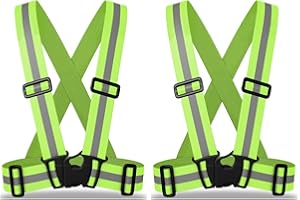 HOUSON 2 kamizelki bezpieczeństwa, odblaskowe kamizelki bezpieczeństwa, 360°, odblaskowe, do rozwiązywania problemów z samochodem, kierowcy, kierowcy, pracownicy