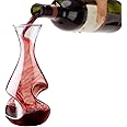 Exrp Wine Decanter Aerator - Superior Aeration & Oxygenation, Two-Phase Aeration Process, Enhances Flavor & Aroma, Elegant Stainless Steel Base, 375ml Capacity
