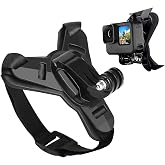 Mento Motorcycle Helmet Mount for GoPro Hero 13 12 11 10 9 8 7 6 5 Session | for DJI OSMO Action 5 Pro 4/3 SJCAM J Hook Camer