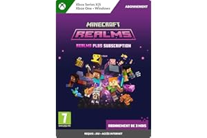 XBOX GAME STUDIOS Minecraft Realms Plus - Abonnement 3 mois - Xbox & Win 10 PC - Code jeu à télécharger