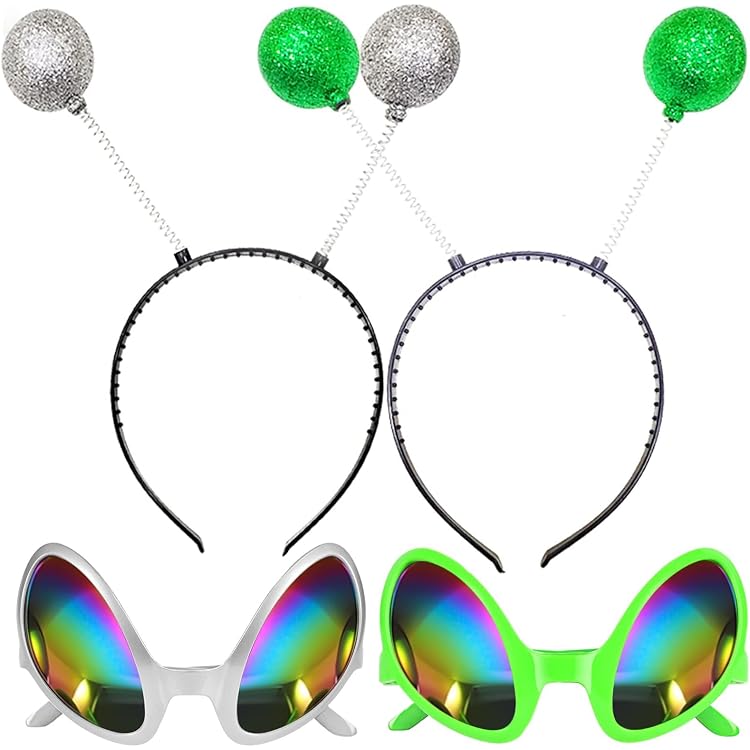 Glänzende Alien-Handschuhe Silber – Für Halloween & Cosplay, One Size