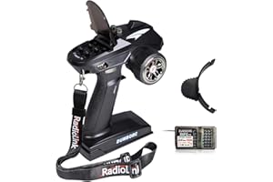 DUMBORC X6 2,4 GHz 6-Kanal RC Funksender und empfänger X6FG (eingebauter Gyro) mit Ausfallsicherung und Niederspannungsalarmfunktion für RC Fahrzeuge, Auto, Boot, Panzer, Modellteile, Fernbedienung