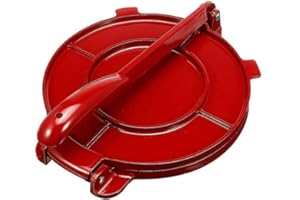 YARNOW Tortilla Maker Tortilla Press Acciaio Inossidabile Pie Pressa per Mestirpatura Pressa Taco Tortilla Pie Burritos Pizza 20 cm